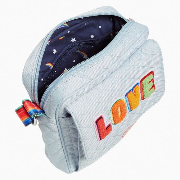 Vera Bradley Small Crossbody Love Is Love Rainbow Pride NWT - Picture 2 of 11